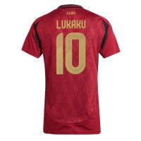 Camiseta Bélgica Romelu Lukaku #10 Primera Equipación para mujer Eurocopa 2024 manga corta